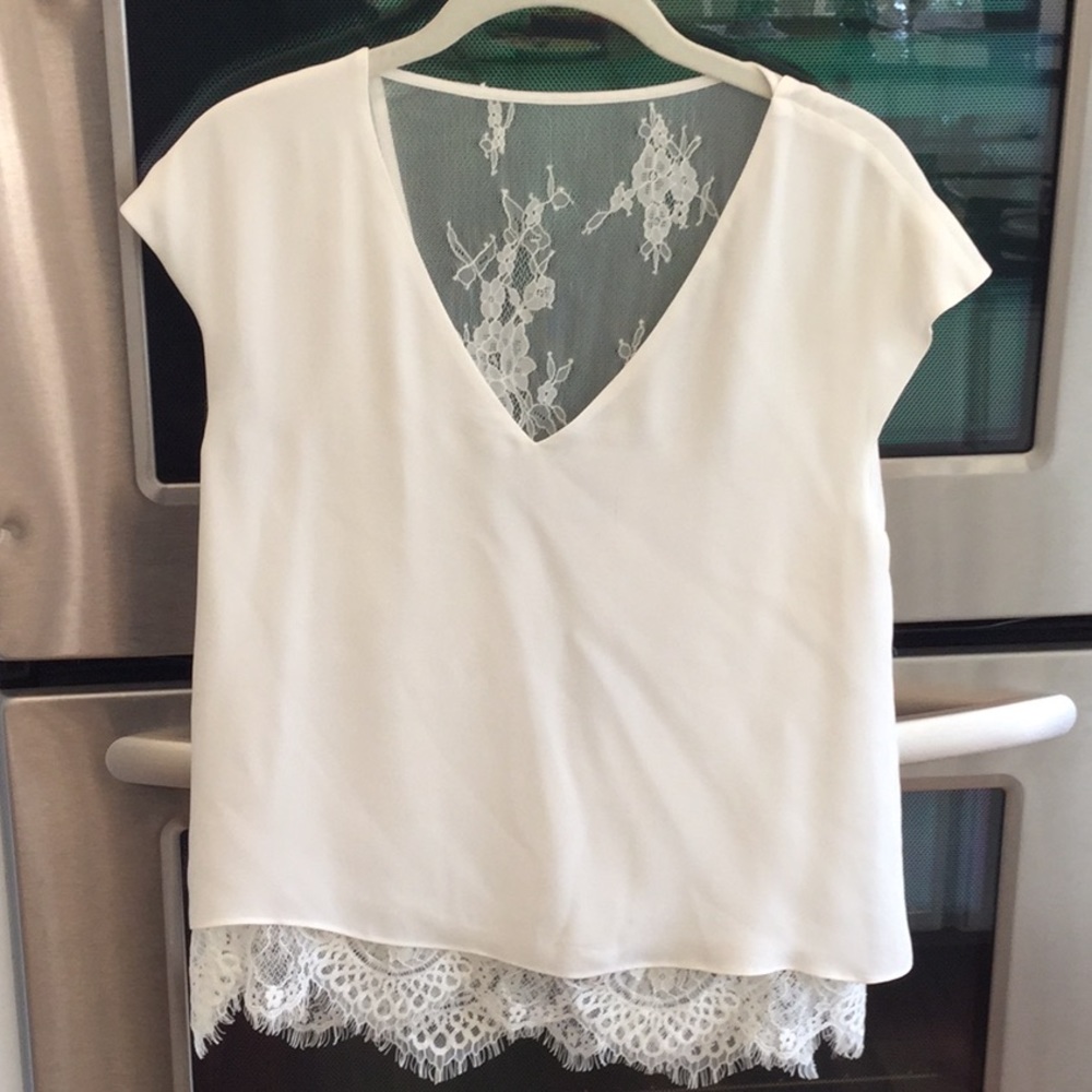 Parker Marilena Silk Combo Top